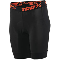 100% Crux Liner Pantaloncini funzionali da donna, nero, dimensione M per donne
