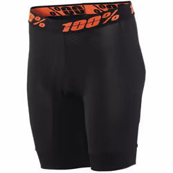 100% Crux Liner Pantaloncini funzionali da donna, nero, dimensione XL per donne