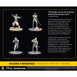 Atomic Mass Games Star Wars Shatterpoint - Hello There: General Obi-Wan Kenobi Squad Pack Numero - Vista aggiuntiva 2
