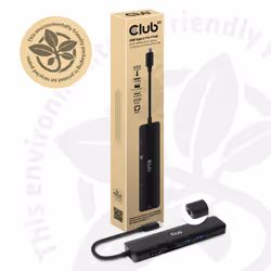 CLUB3D CSV-1592 replicatore di porte e docking station per laptop USB 3.2 Gen 1 (3.1 Gen 1) Type-C Nero - Vista aggiuntiva 6