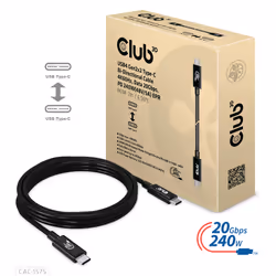 CLUB3D CAC-1575 cavo USB USB4 Gen 2x2 2 m USB C Nero - Vista aggiuntiva 5