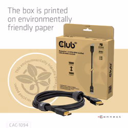 CLUB3D CAC-1094 cavo DisplayPort 2 m Nero - Vista aggiuntiva 4