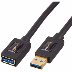 AmazonBasics HL-007249, 0,9 m, USB A, USB A, USB 3.2 Gen 1 (3.1 Gen 1), Nero