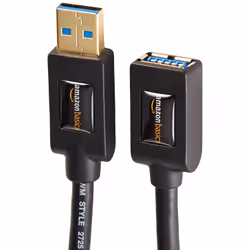 AmazonBasics HL-007250 cavo USB USB 3.2 Gen 1 (3.1 Gen 1) 1,8 m USB A Nero