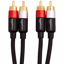 AmazonBasics PBH-20218 cavo audio 4,57 m 2 x RCA Nero, Oro, Rosso, Bianco