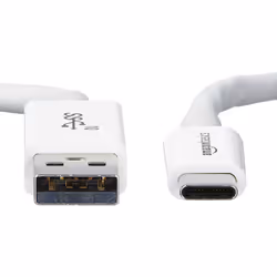 AmazonBasics L6LUC016-CS-R cavo USB USB 3.2 Gen 2 (3.1 Gen 2) 0,9 m USB C USB A Bianco