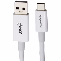 AmazonBasics L6LUC016-CS-R cavo USB USB 3.2 Gen 2 (3.1 Gen 2) 0,9 m USB C USB A Bianco
