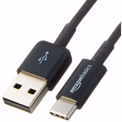 AmazonBasics L6LUC009-CS-R cavo USB USB 2.0 0,9 m USB C USB A Nero