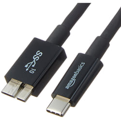AmazonBasics L6LUC007-CS-R cavo USB USB 2.0 0,9 m USB C Micro-USB B Nero