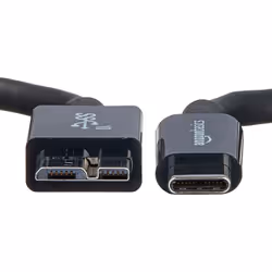 AmazonBasics L6LUC007-CS-R cavo USB USB 2.0 0,9 m USB C Micro-USB B Nero