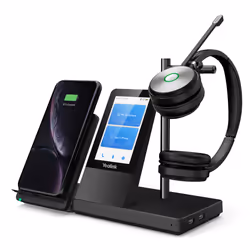 Yealink WH66 Dual UC Auricolare Wireless A Padiglione Ufficio USB tipo A Bluetooth Base di ricarica Nero - Vista aggiuntiva 5