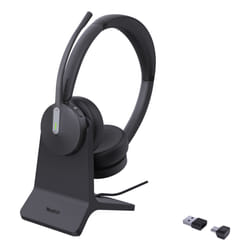 Yealink BH70 Dual with Stand Teams Auricolare Wireless A Padiglione Ufficio USB tipo A Bluetooth Base di ricarica Nero
