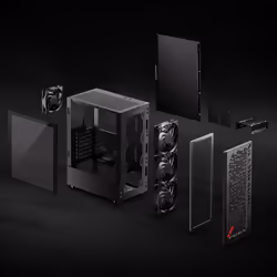 XPG VALOR AIR Midi Tower Nero - Vista aggiuntiva 3