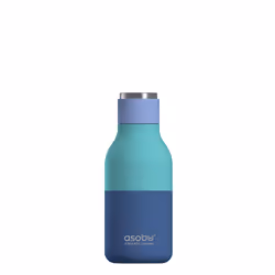 Asobu Urban, 460 ml, Sport, Uso quotidiano, Trekking, Blu, Turchese, Acciaio inox, Adulto, Uomo/Donna