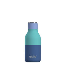 Asobu Urban Sport, Uso quotidiano, Trekking 460 ml Acciaio inox Blu, Turchese