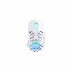 CHERRY XTRFY M4 RGB, Mano destra, Ottico, RF Wireless + USB Type-C, 19000 DPI, Bianco