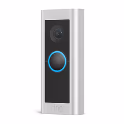 Ring Video Doorbell Pro 2 Hardwired Nichel, Acciaio satinato
