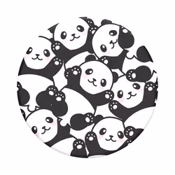 PopSockets 800976, Maniglia, Nero, Bianco