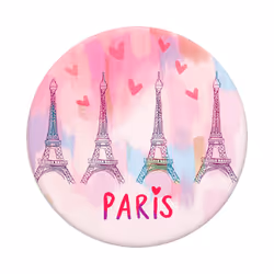 PopSockets Paris Love Supporto passivo Lettore e-book, Telefono cellulare/smartphone, Tablet/UMPC Multicolore