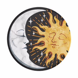 PopSockets Sun and Moon, Telefono cellulare/smartphone, Supporto passivo, Mano, Arancione