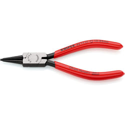 Knipex - Pinza per Anelli di Sicurezza per Anelli di Sicurezza Interni a Fori Bonderizzata Nera, Rivestiti in Resina Sintetica 140 Mm 44 11 J1