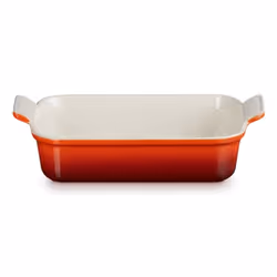 Le Creuset 71102260600001, Tegame per cottura al gratin, Rettangolare, Porcellane dure, Rosso, Cerise, -23 - 260 °C