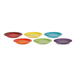 Le Creuset 79285228359006 piatto piano Piatto da portata Rotondo Porcellane dure Colori assortiti 6 pz