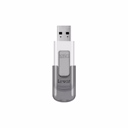 Lexar JumpDrive V100, 128 GB, USB tipo A, 3.2 Gen 1 (3.1 Gen 1), Cuffia, 8 g, Grigio, Bianco