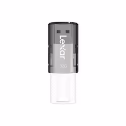 Lexar JumpDrive S60, 32 GB, USB tipo A, 2.0, Cuffia, 8 g, Nero