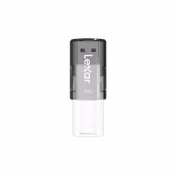 Lexar JumpDrive® S60, 64 GB, USB tipo A, 2.0, Lamina di scorrimento, 8 g, Nero