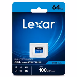 Lexar MEMORY MICRO SDXC 64 GB UHS-I/LMS0633064G-BNNNG MicroSD - Vista aggiuntiva 2