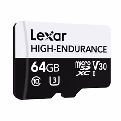 Lexar High-Endurance 64 GB MicroSDXC UHS-I Classe 10