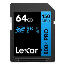 Lexar High-Performance 800xPRO 64 GB SDXC UHS-I Classe 10