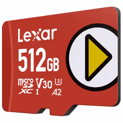 Lexar LMSPLAY512G-BNSNG memoria flash 512 GB MicroSDXC UHS-I Classe 10 - Vista aggiuntiva 2