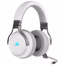 Corsair Virtuoso RGB Auricolare Con cavo e senza cavo A Padiglione Gaming USB tipo A Bianco - Vista aggiuntiva 4