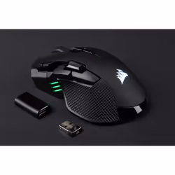Corsair IRONCLAW RGB mouse Gaming Mano destra RF Wireless + Bluetooth + USB Type-A Ottico 18000 DPI - Vista aggiuntiva 7