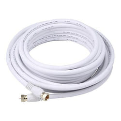 Monoprice 4060 cavo coassiale 7,62 m F Bianco