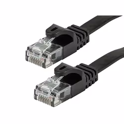 Monoprice 9557, 2,54 m, Cat5e, U/FTP (STP), RJ-45, RJ-45, Nero