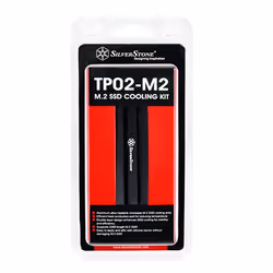 Silverstone SST-TP02-M2 sistema di raffreddamento per computer Mddulo di memoria Dissipatore di calore/Radiatore Nero - Vista aggiuntiva 7