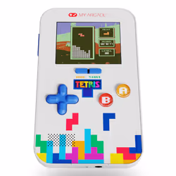 My Arcade Tetris Go Gamer, Multicolore, D-pad, Tasto Home, Pulsante Avvio, 6,35 cm (2.5"), 3,5 mm, USB/Batteria, Mini Stilo A ...