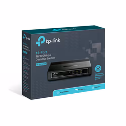 TP-Link TL-SF1016D Non gestito Fast Ethernet (10/100) Nero - Vista aggiuntiva 4