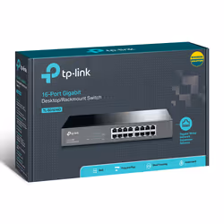 TP-Link TL-SG1016D Non gestito Gigabit Ethernet (10/100/1000) Nero - Vista aggiuntiva 4