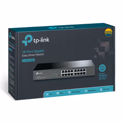 TP-Link TL-SG1016DE Gestito L2 Gigabit Ethernet (10/100/1000) 1U Nero - Vista aggiuntiva 4