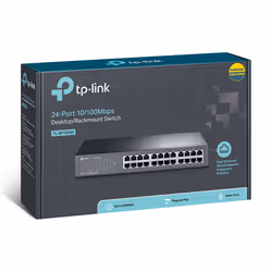 TP-Link TL-SF1024D switch di rete Non gestito Fast Ethernet (10/100) Grigio - Vista aggiuntiva 4
