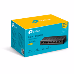 TP-Link LS1008G switch di rete Non gestito Gigabit Ethernet (10/100/1000) Nero - Vista aggiuntiva 5