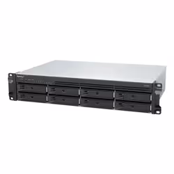 Synology RackStation RS1226+ server NAS e di archiviazione Armadio (2U) AMD Ryzen V1500B 4 GB DDR4 0 TB Synology DSM Nero - Vista aggiuntiva 2