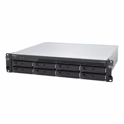 Synology RackStation RS1226RP+ server NAS e di archiviazione Armadio (2U) AMD Ryzen V1500B 4 GB DDR4 0 TB Synology DSM Nero - Vista aggiuntiva 2