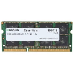 Mushkin SO-DIMM 8GB DDR3 Essentials memoria 1 x 8 GB 1066 MHz