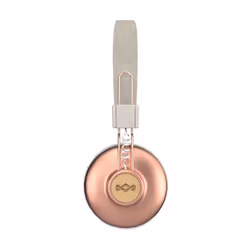 The House Of Marley Positive Vibration 2 Wireless Auricolare Con cavo e senza cavo A Padiglione Musica e Chiamate Micro-USB Bluetooth Rame, Bianco