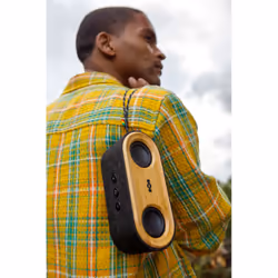 The House Of Marley EM-JA021-SB altoparlante portatile e per feste Altoparlante portatile stereo Nero, Giallo 20 W - Vista aggiuntiva 4